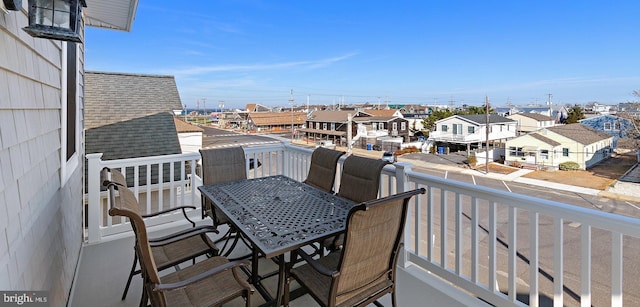 220 Taylor Ave, Beach Haven, NJ 08008 - balcony with a residential view and outdoor dining space