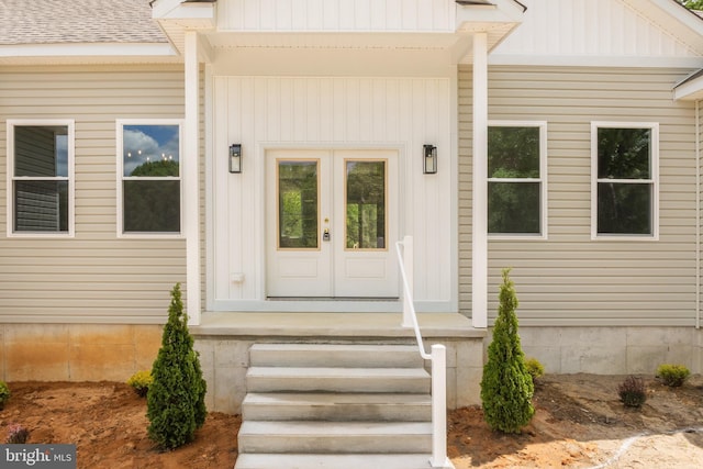 4540 Lake Rd, Newfield, NJ 08344 - view of exterior entry featuring french doors