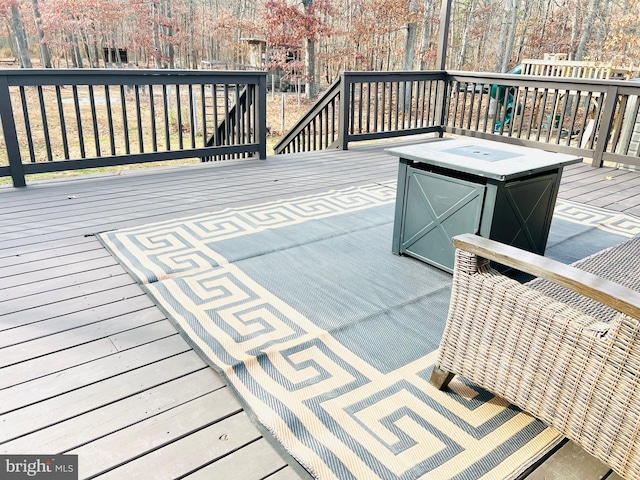 view of deck