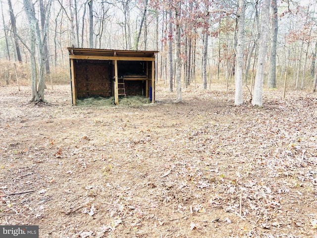 view of outbuilding