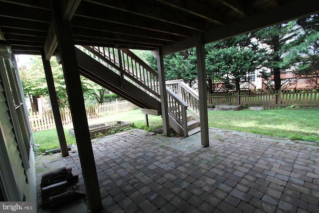 12360 Corncrib Ct, Bristow, VA 20136 - view of patio with stairs
