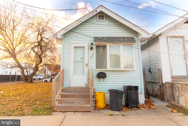 view of bungalow-style house