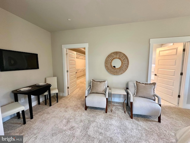 3104 Paper Mill Rd, Phoenix, MD 21131 - living area featuring carpet and baseboards
