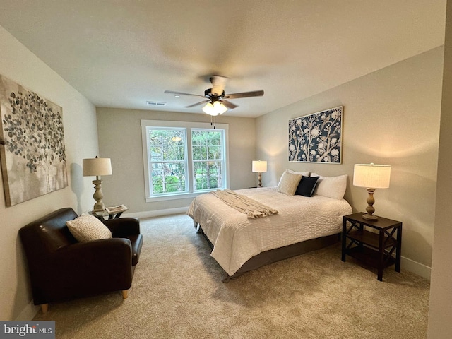3104 Paper Mill Rd, Phoenix, MD 21131 - carpeted bedroom with baseboards and ceiling fan