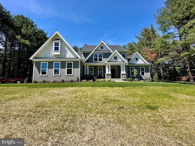 3104 Paper Mill Rd, Phoenix, MD 21131 - view of front of property featuring a porch and a front yard
