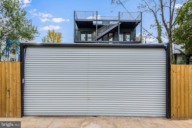 exterior space with a balcony