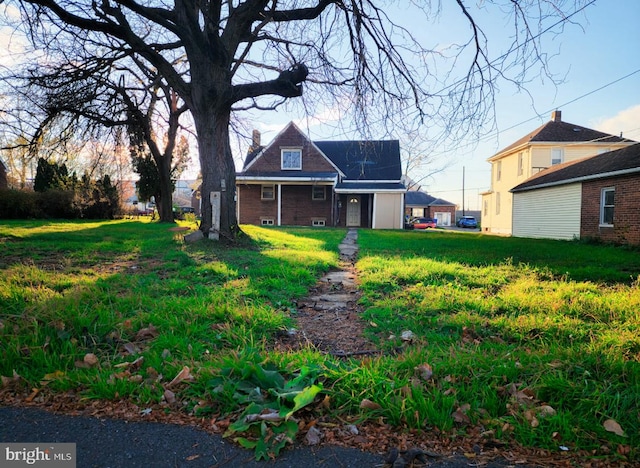 view of rear view of property