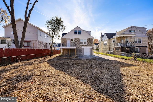 view of rear view of house