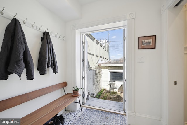 view of mudroom