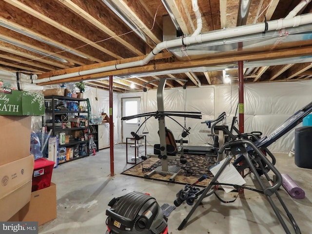 view of exercise room