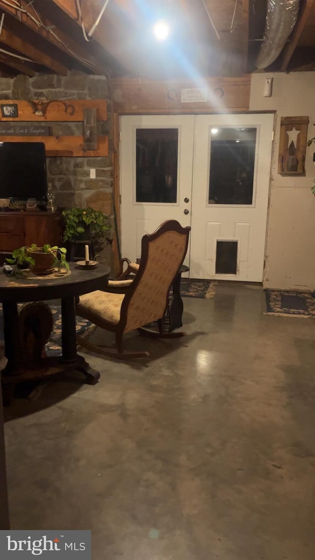 560 Frosty Hollow Rd, Fisher, WV 26818 - view of below grade area