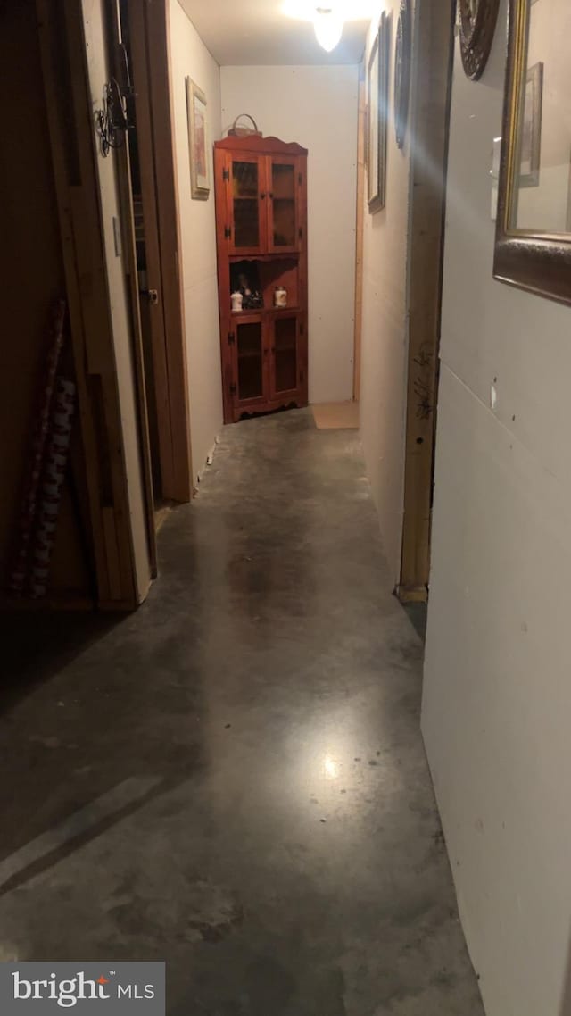 560 Frosty Hollow Rd, Fisher, WV 26818 - hall featuring concrete floors