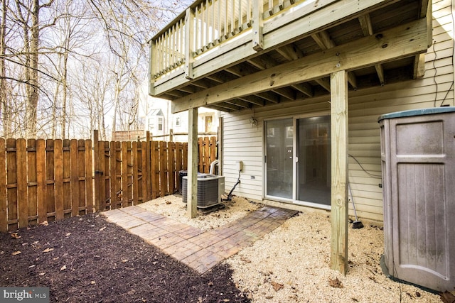 view of patio / terrace with cooling unit