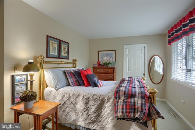 bedroom featuring carpet floors