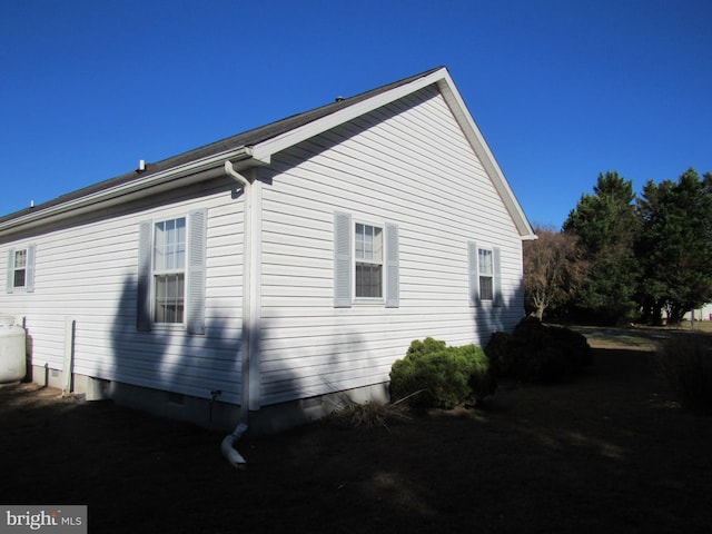 view of home's exterior