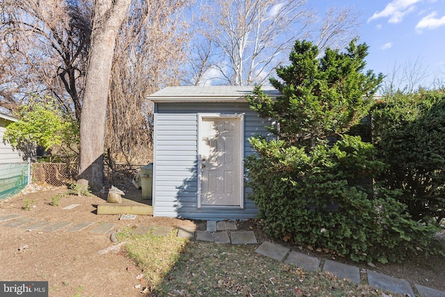 view of outbuilding