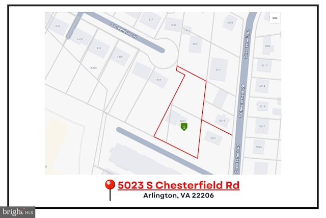 5023 S Chesterfield Rd, Arlington VA, 22206 land for sale