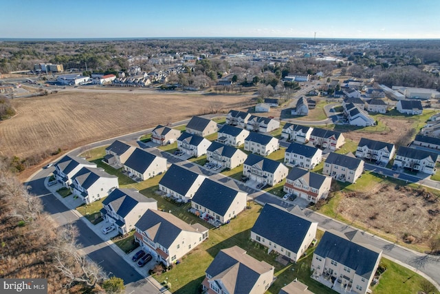 drone / aerial view