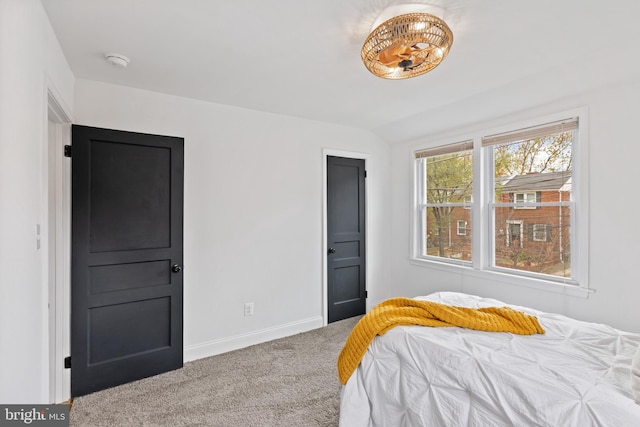 bedroom featuring carpet