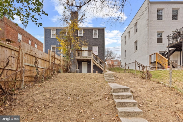 view of back of property