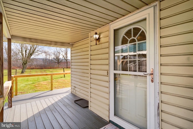 exterior space featuring a porch