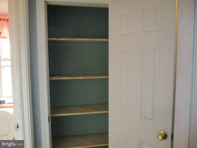 view of closet