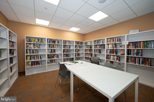 1901 John F Kennedy Blvd Unit 2305, Philadelphia, PA 19103 - office featuring bookshelves and a drop ceiling