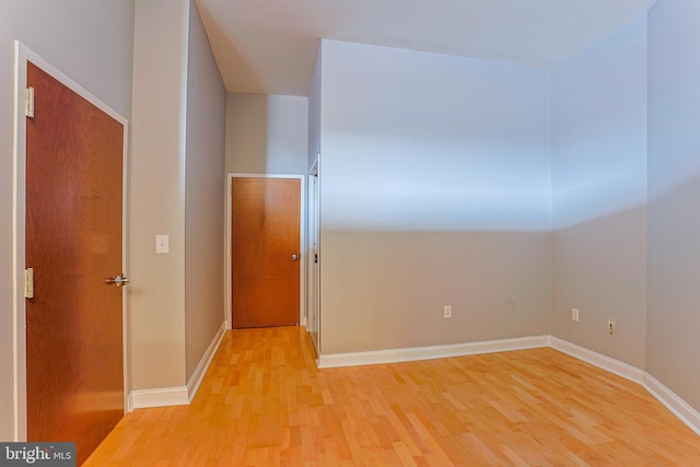 interior space featuring light hardwood / wood-style flooring