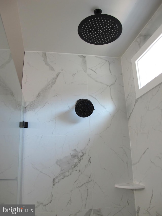 1240 Shore Dr, Colonial Beach, VA 22443 - bathroom view of a marble finish shower