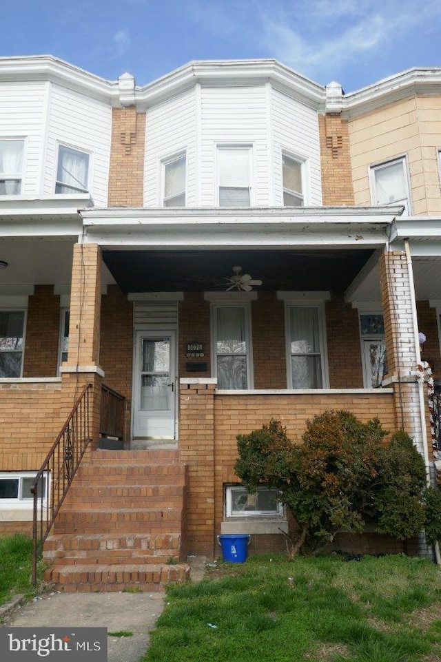 view of townhome / multi-family property