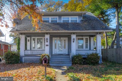 bungalow with covered porch