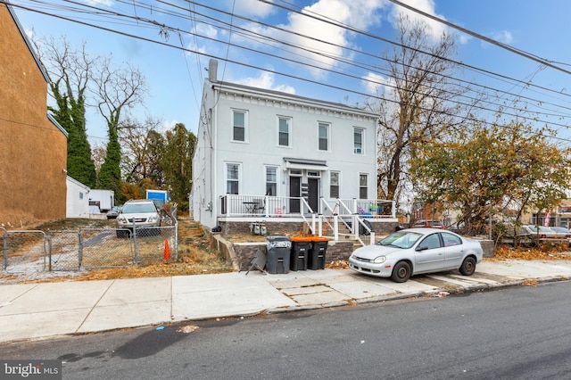 view of italianate house