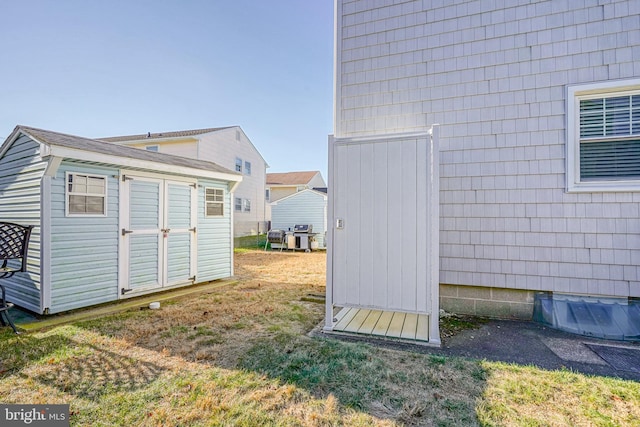 exterior space with a lawn