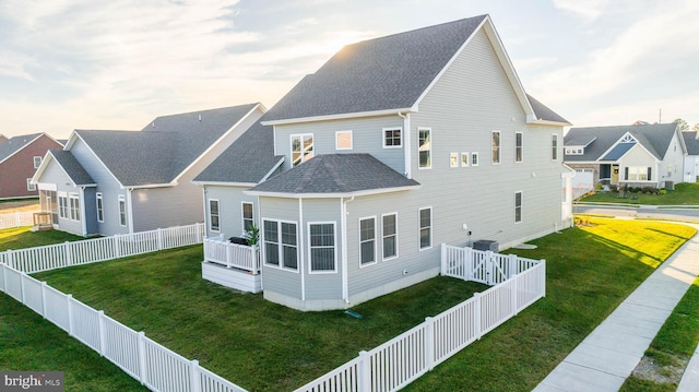 exterior space featuring a yard