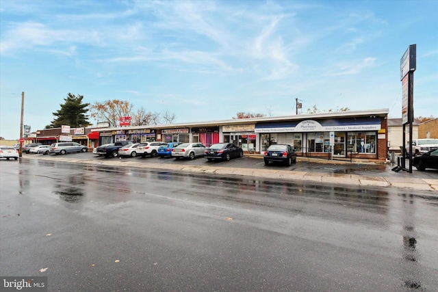 view of vehicle parking