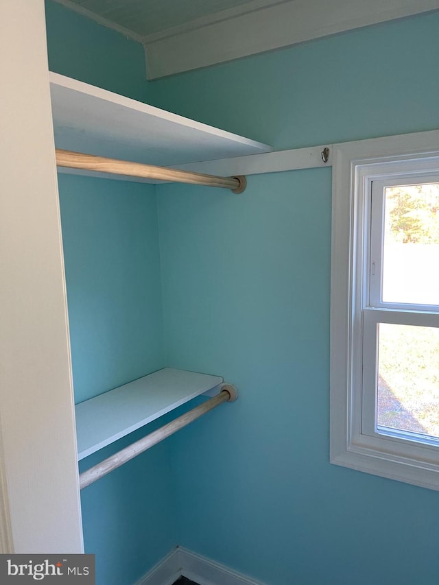 view of closet