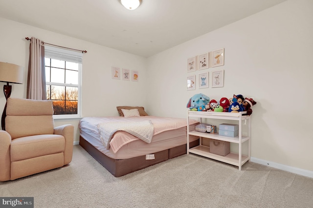 bedroom with carpet flooring