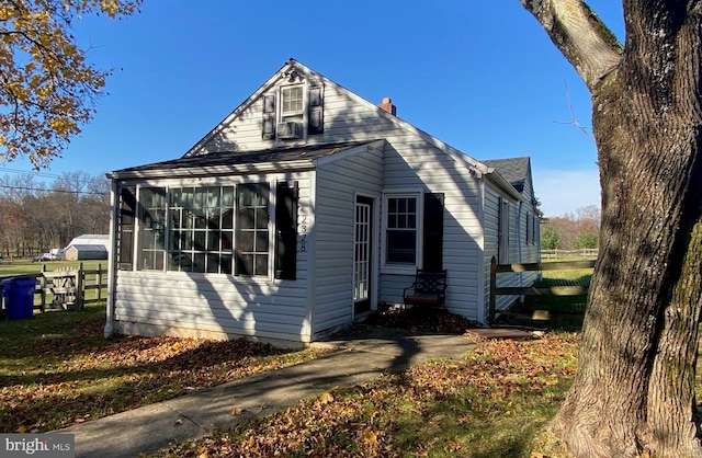 view of property exterior