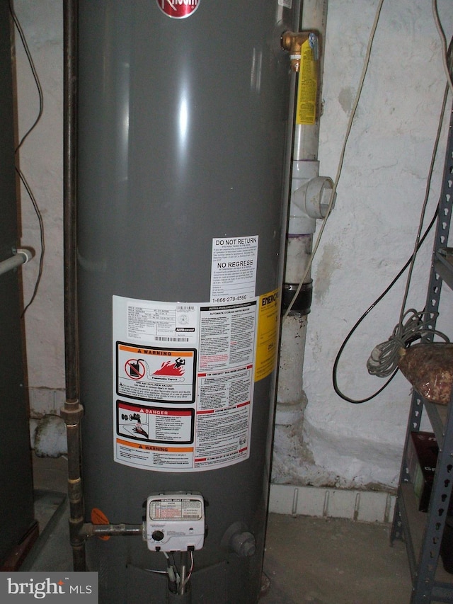 utilities featuring water heater