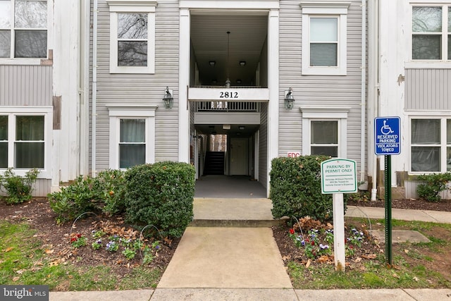 view of entrance to property