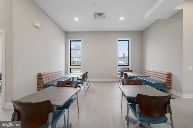 view of dining area