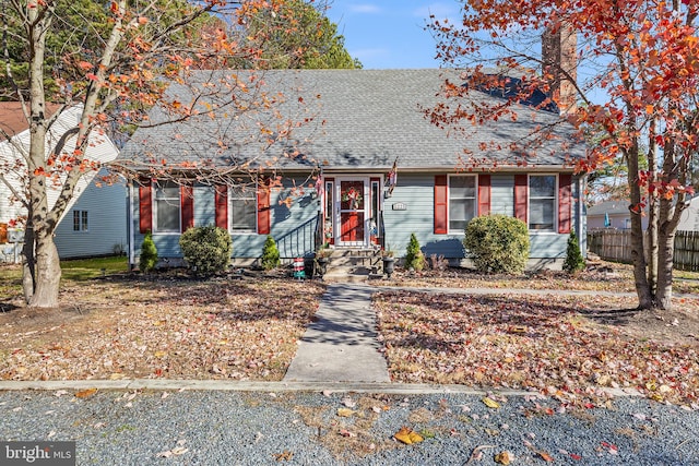 view of front of home