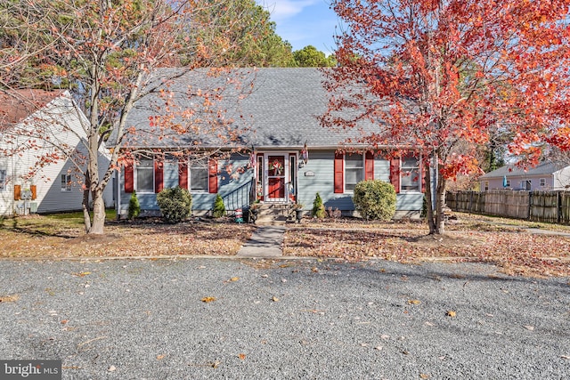 view of front of house