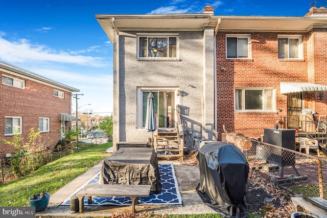 view of rear view of property