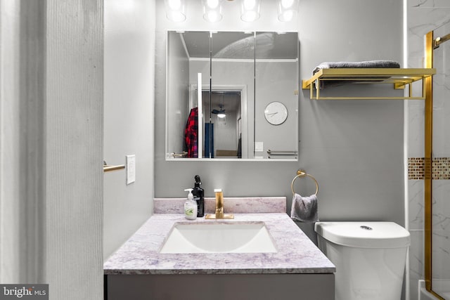 8111 Bird Ln, Greenbelt, MD 20770 - bathroom featuring vanity and a shower