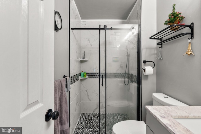 8111 Bird Ln, Greenbelt, MD 20770 - full bathroom with vanity and a shower stall