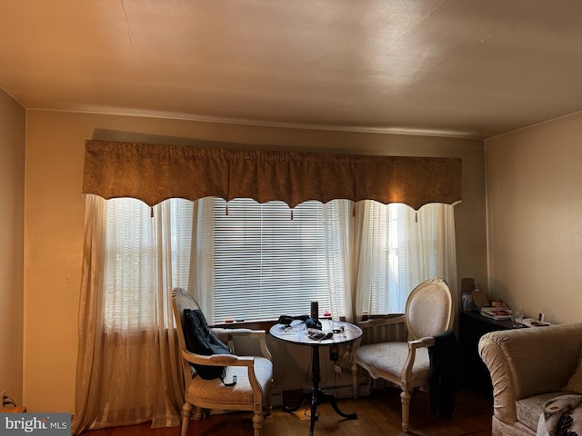 14423 Long Branch Rd, Woodford, VA 22580 - sitting room with healthy amount of natural light and wood finished floors