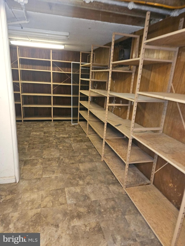 view of storage room