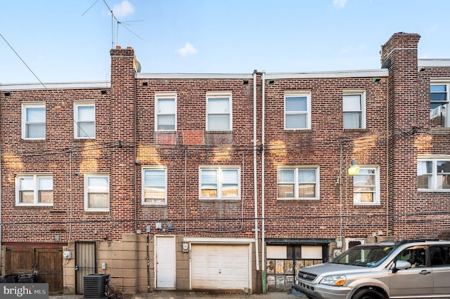 1313 Fanshawe St, Philadelphia, PA 19111 - view of property with an attached garage and central AC