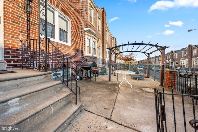 1313 Fanshawe St, Philadelphia, PA 19111 - view of patio / terrace with a residential view and grilling area